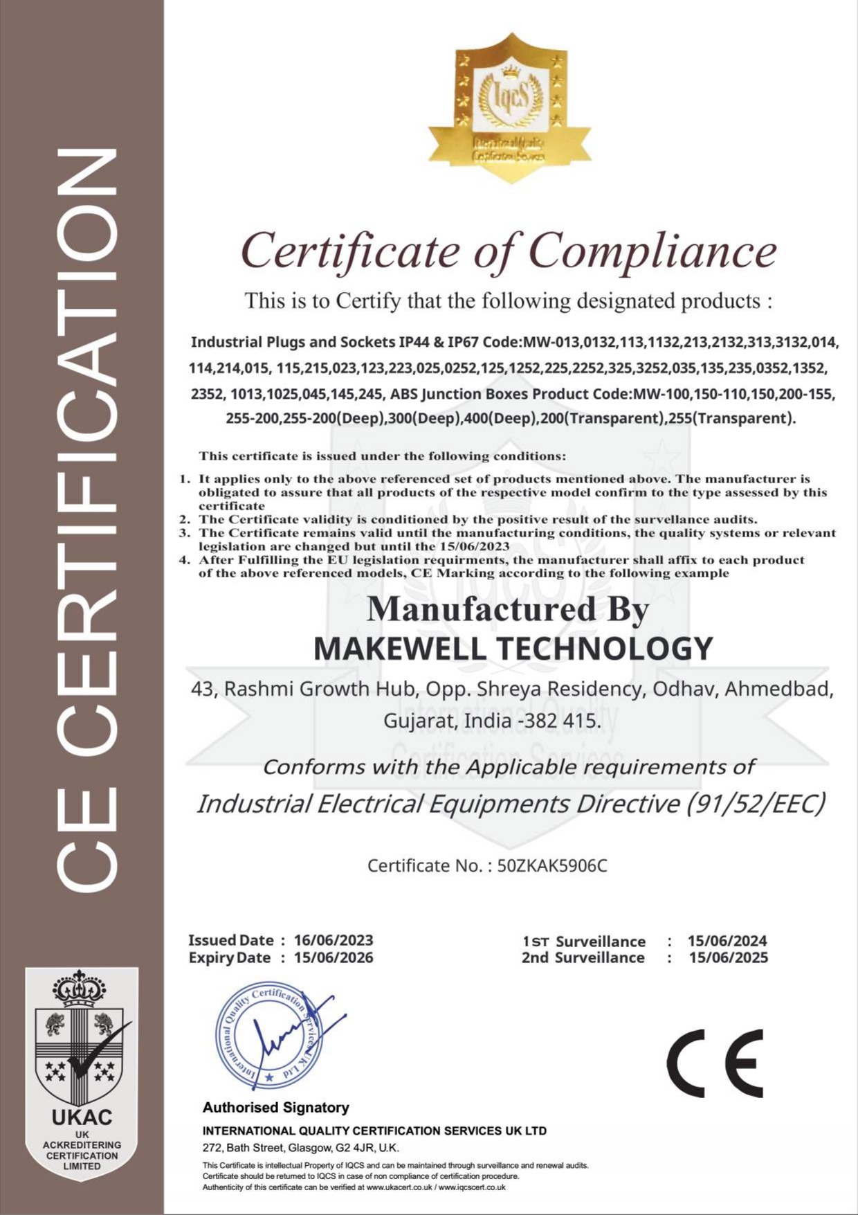 Certificate 1
