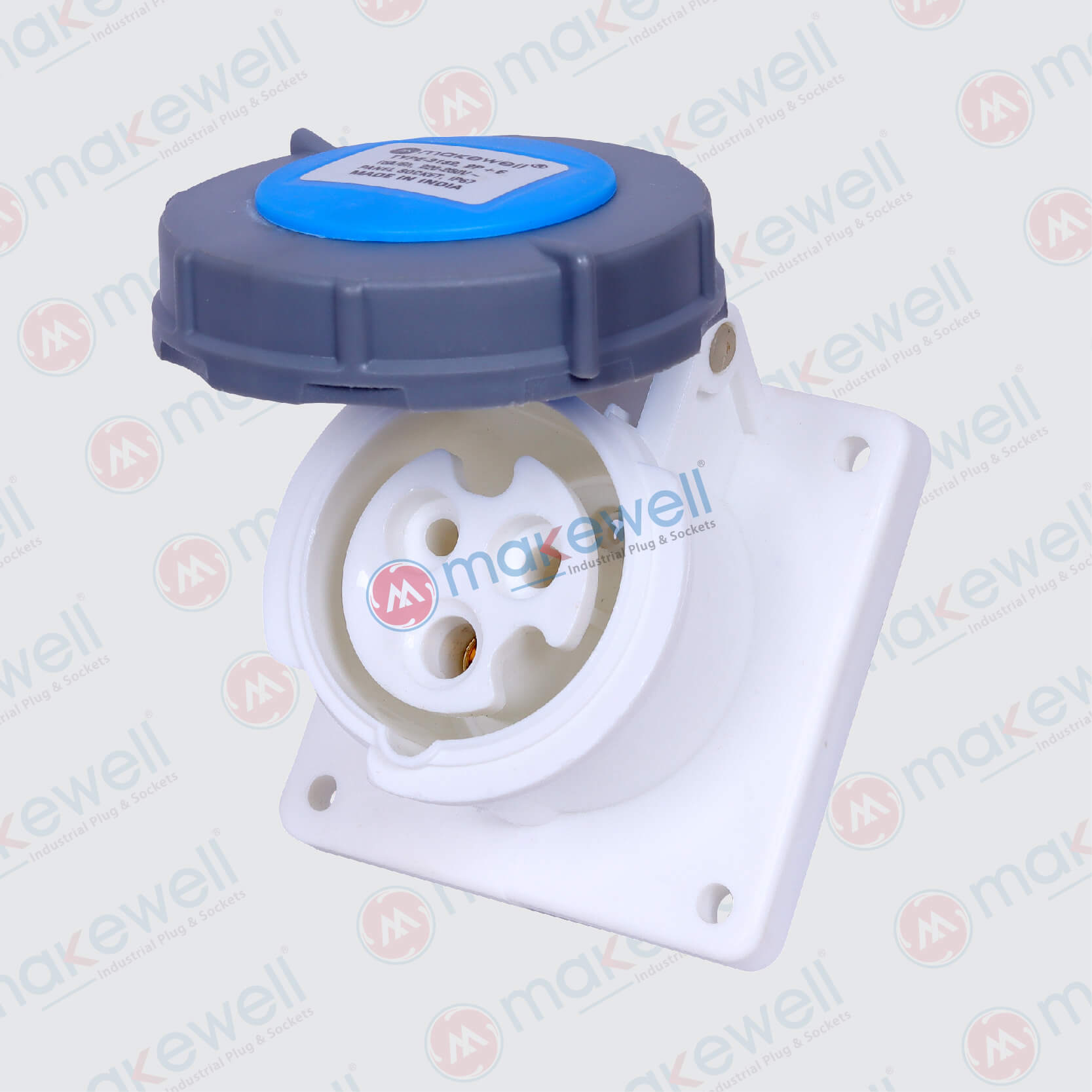 MW-3132 16A 3 PIN Panel Socket