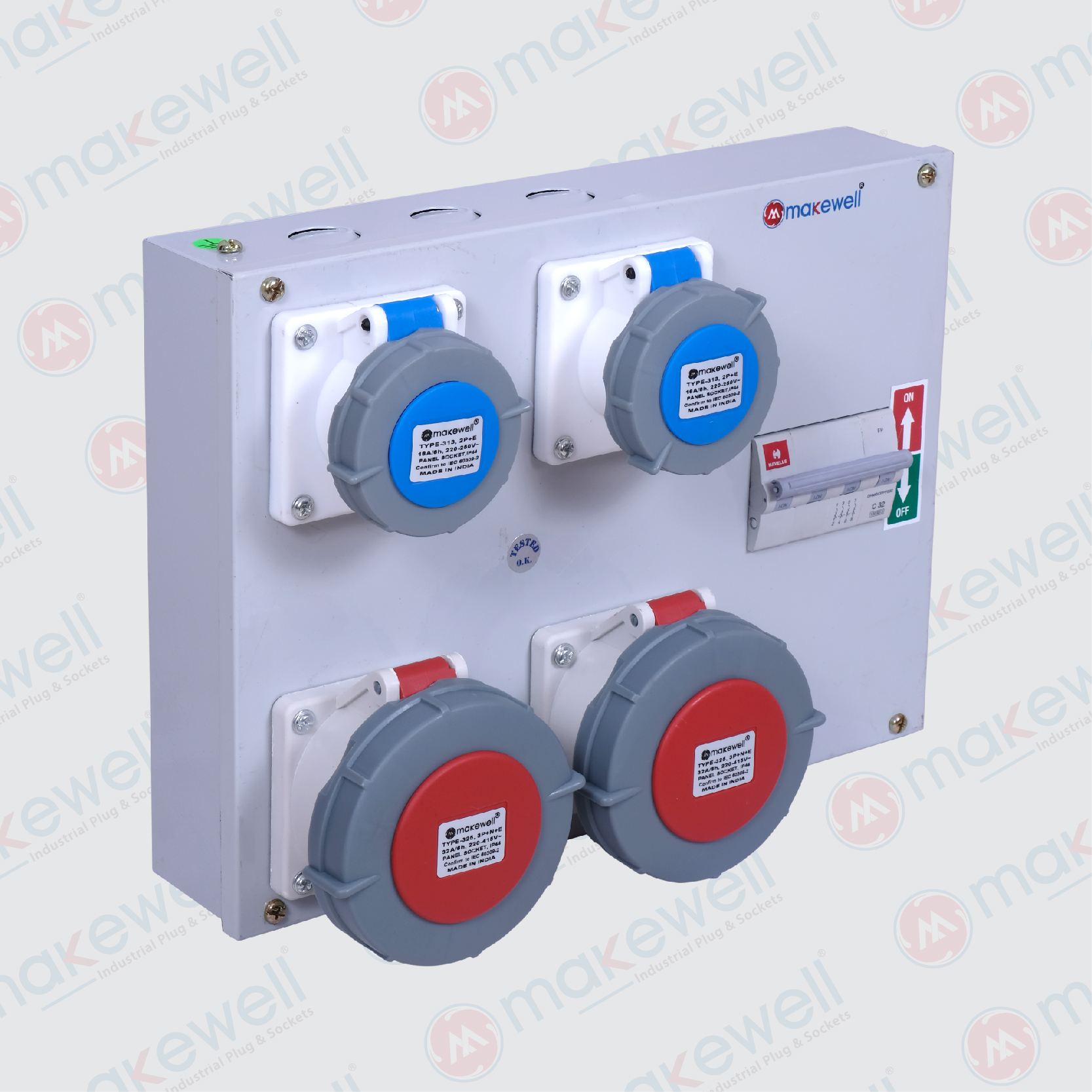 4+1 Metal Socket Box IP67 4+1 Metal Socket Box IP67