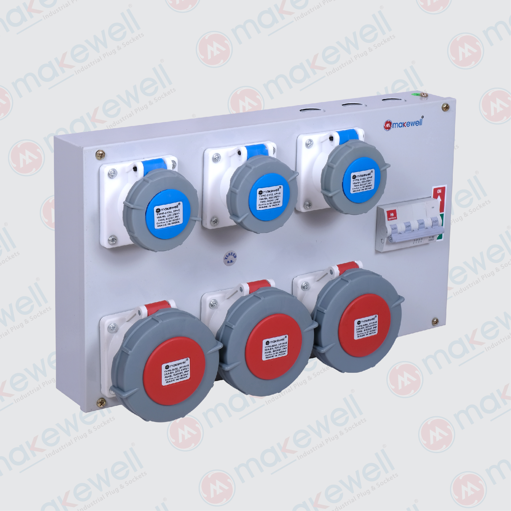 6+1 Metal Socket Box IP67 6+1 Metal Socket Box IP67