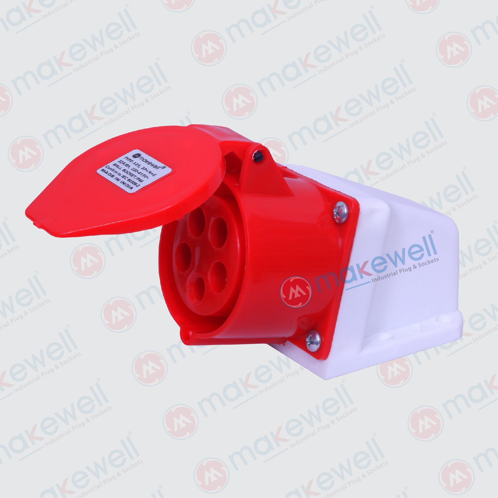 MW-115 16A 5 PIN Wall Socket MW-115 16A 5 PIN Wall Socket